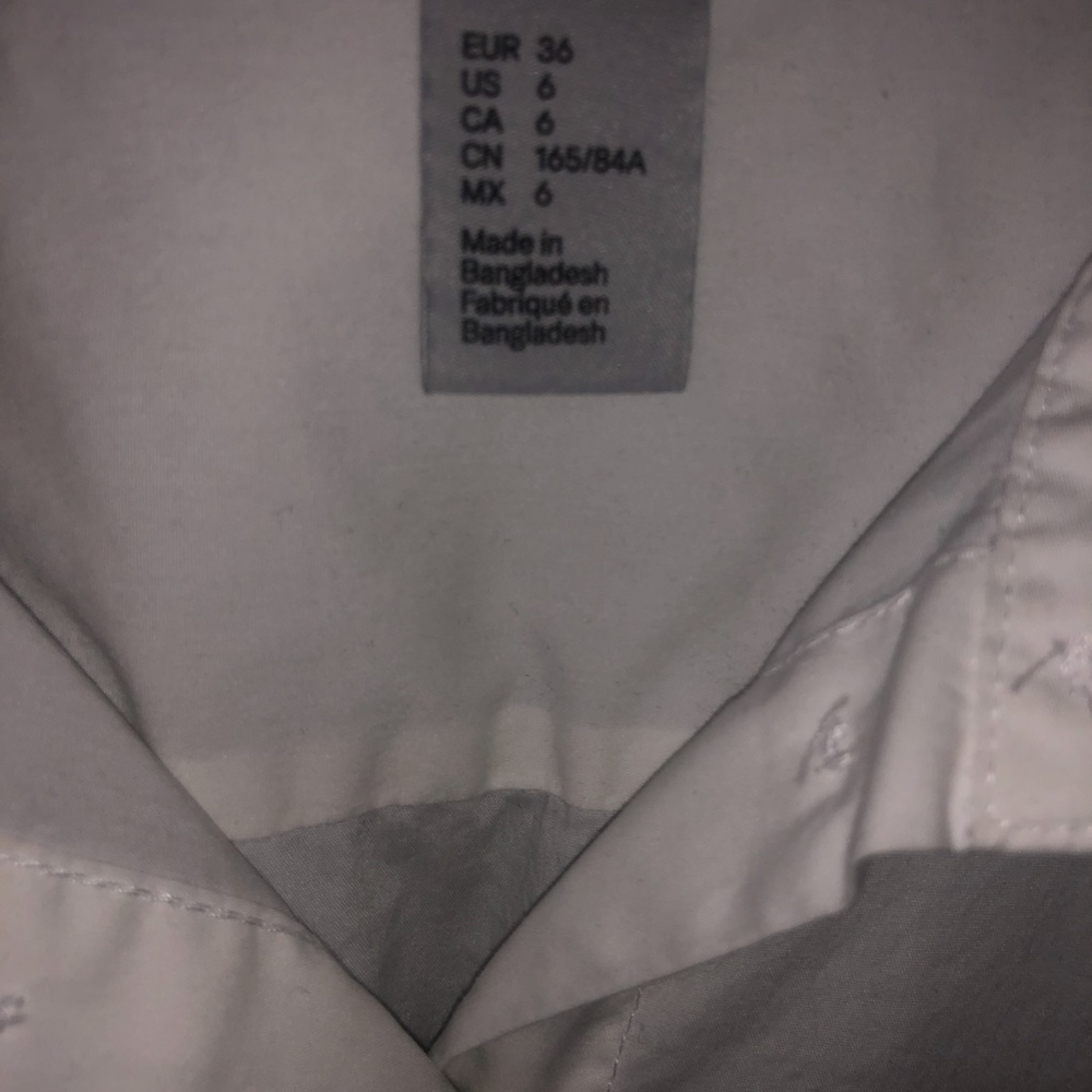 White H&M button down - Picture 2 of 2